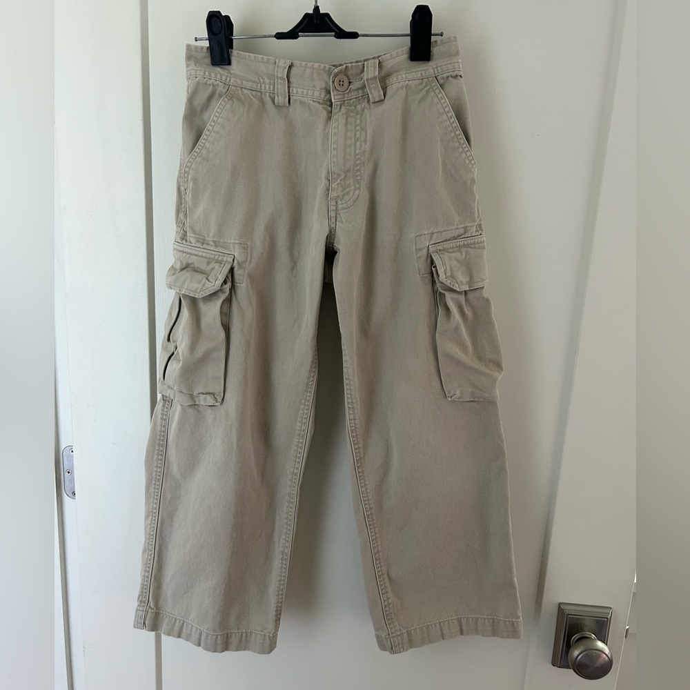 Polo Ralph Lauren classic chino cargo pants boy's sz 8 EUC